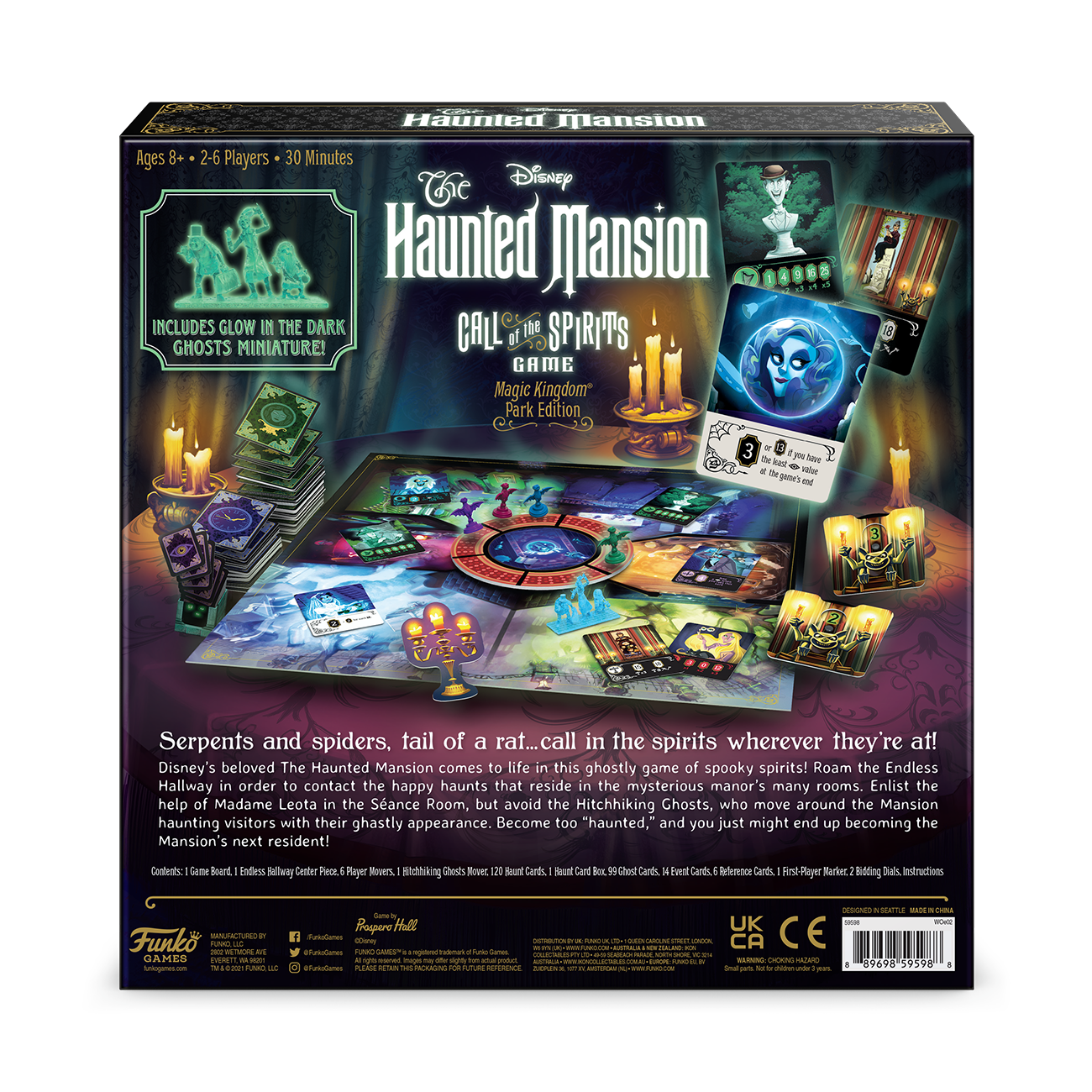 Call of The Spirits Magic Kingdom Park Edition Game Funko Disney The Haunted Mansion 