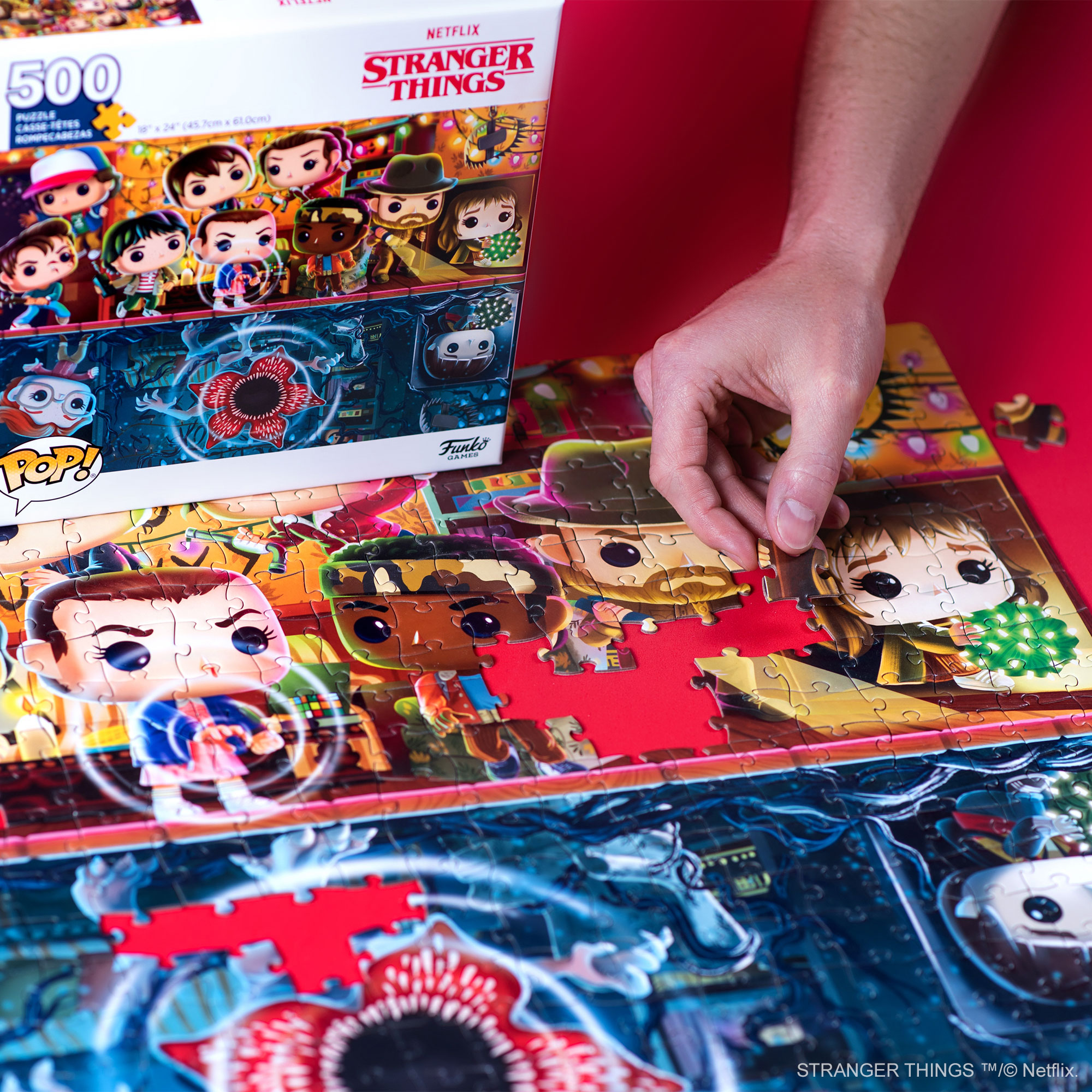 Puzzle Pop! Stranger Things pas cher : Puzzle (500 pièces)